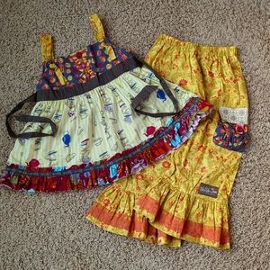 Matilda Jane 2 piece set, size 6. VGUC